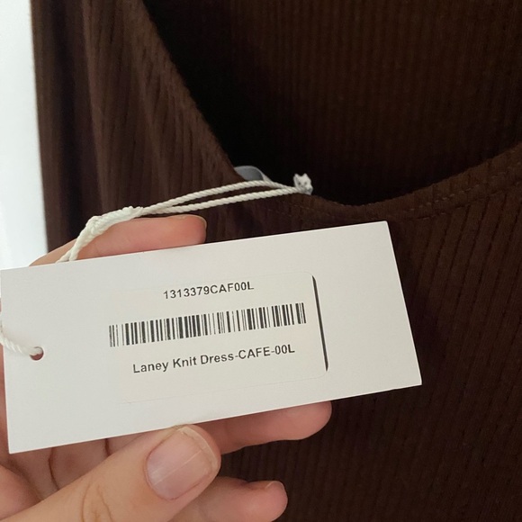 Reformation Knit Laney Dress Cafe - Picture 5 of 6